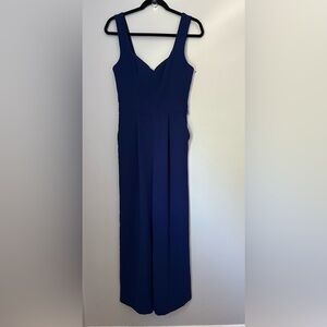 Anthropologie Navy Jumpsuit